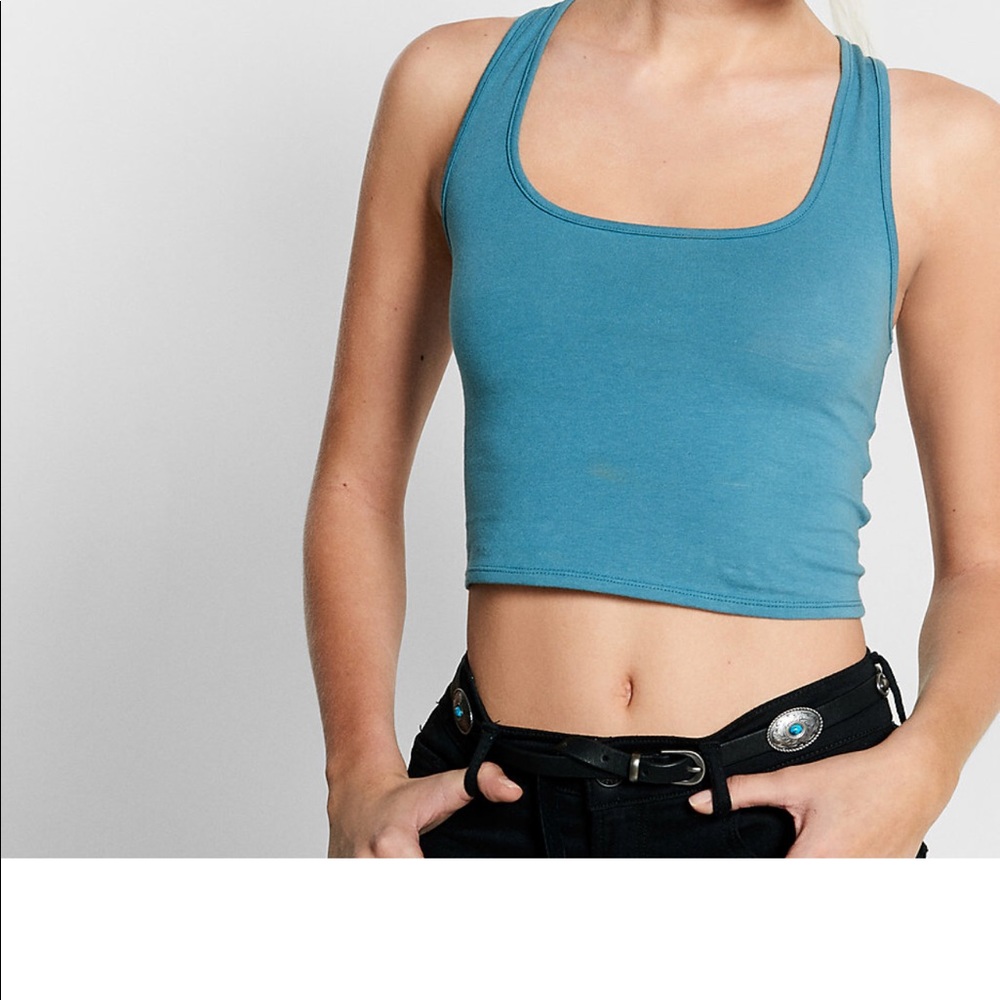 Blue tank from express